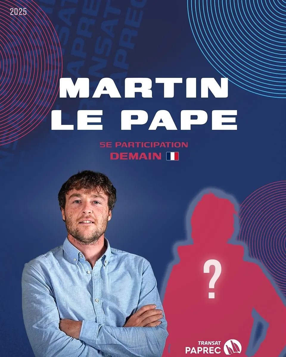 Le visuel d'annonce de Martin Le Pape