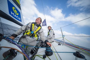 Charlotte Yven – Hugo Dhallenne (Skipper Macif): "Now, it’s all in the mind too!"