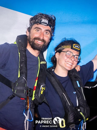 Adrien Simon and Chloé Le Bars (FAUN), 11th in the Transat Paprec!
