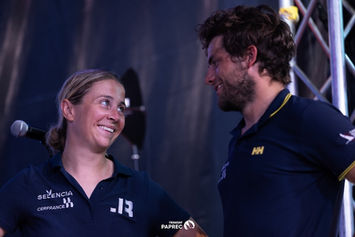 Maël Garnier and Catherine Hunt (Selencia - Cerfrance), 4th in the Transat Paprec!
