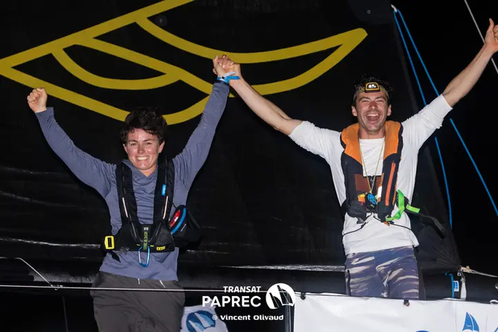 Cindy Brin and Thomas André (Cap St Barth), 3rd* in the Transat Paprec!