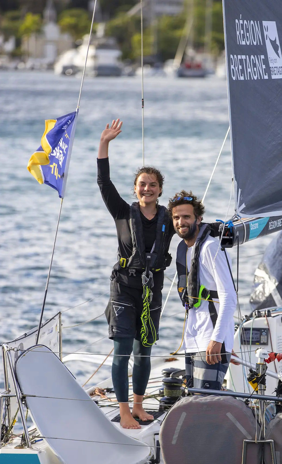 The duo of Chloé Le bars and Hugo Dhallenne to finish in 2023