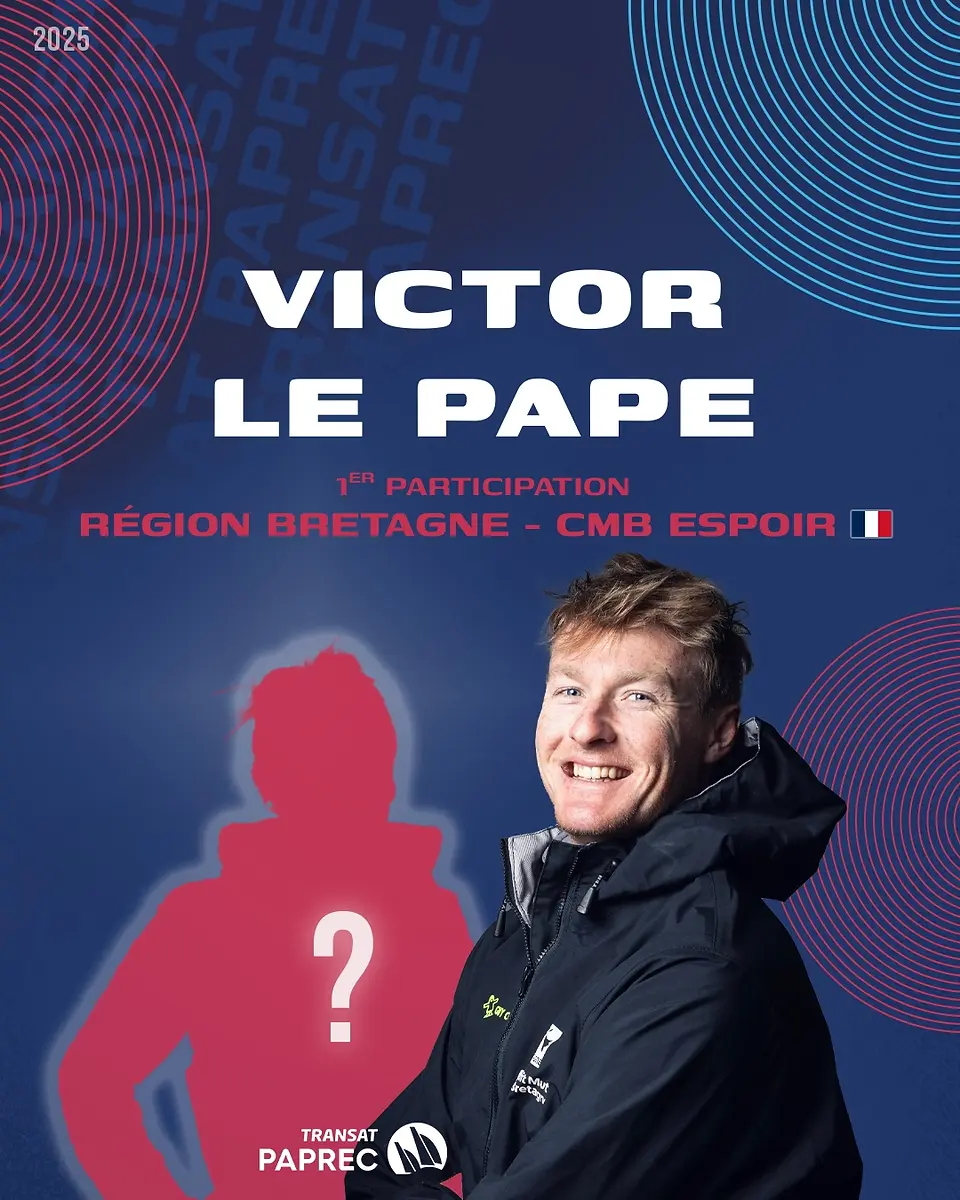 The announcement visual of Victor Le Pape
